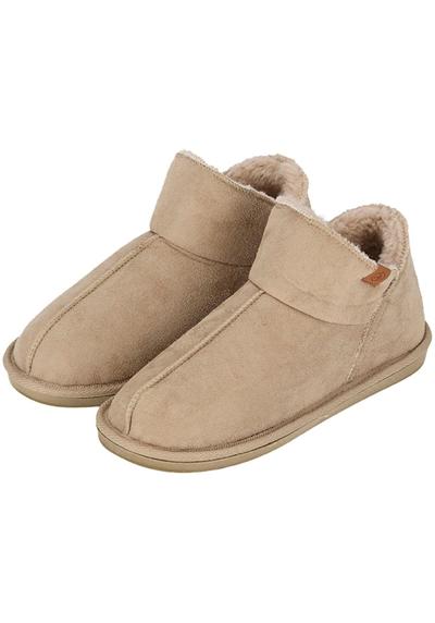 Тапочки с тиснением логотипа и уютные. LADIES HOME BOOTS SUEDE