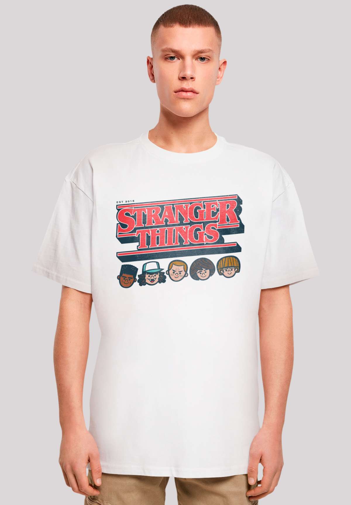 футболка Stranger Things Caricature Logo
