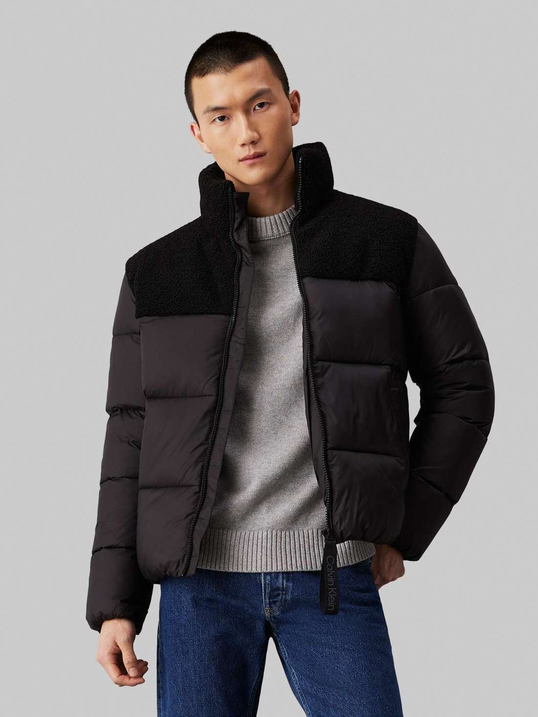 Уличная куртка с надписью-логотипом SHERPA PUFFER JACKET