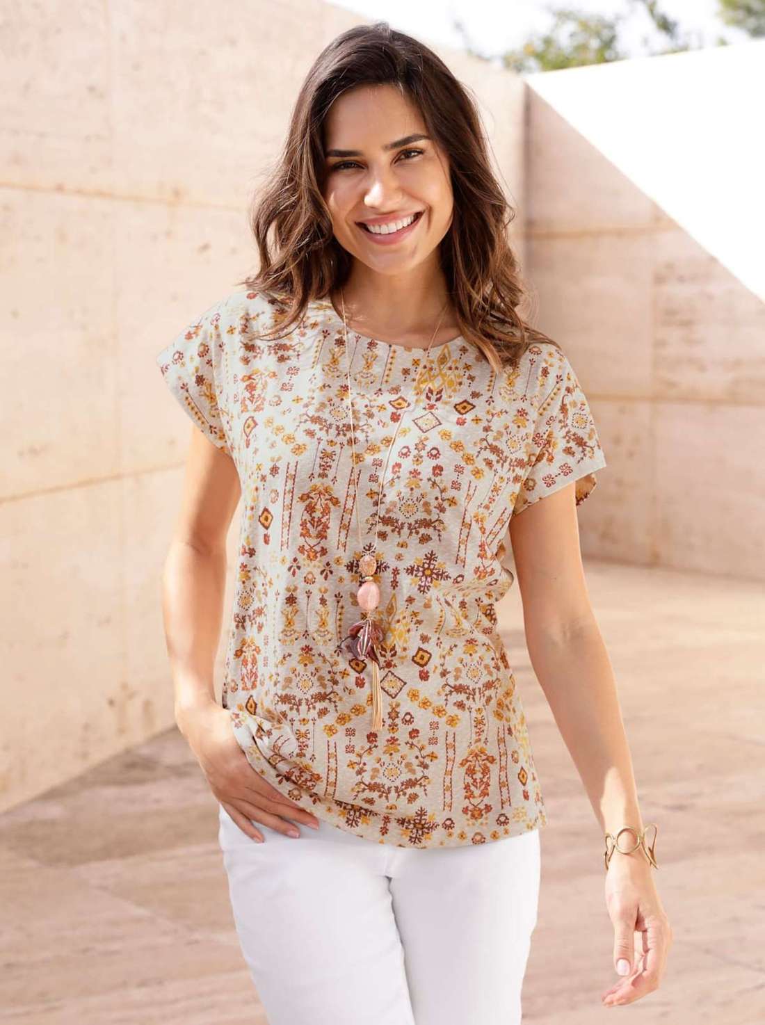 рубашка с круглым вырезом Shirt