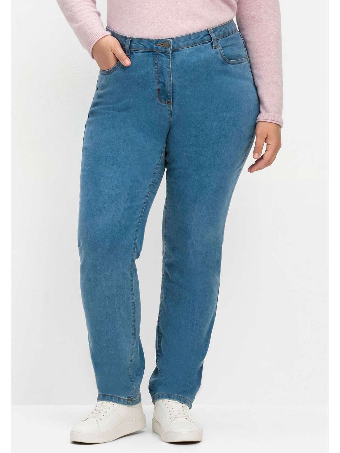 Прямые джинсы мягкие и теплые с внутренней стороны. Große Größen