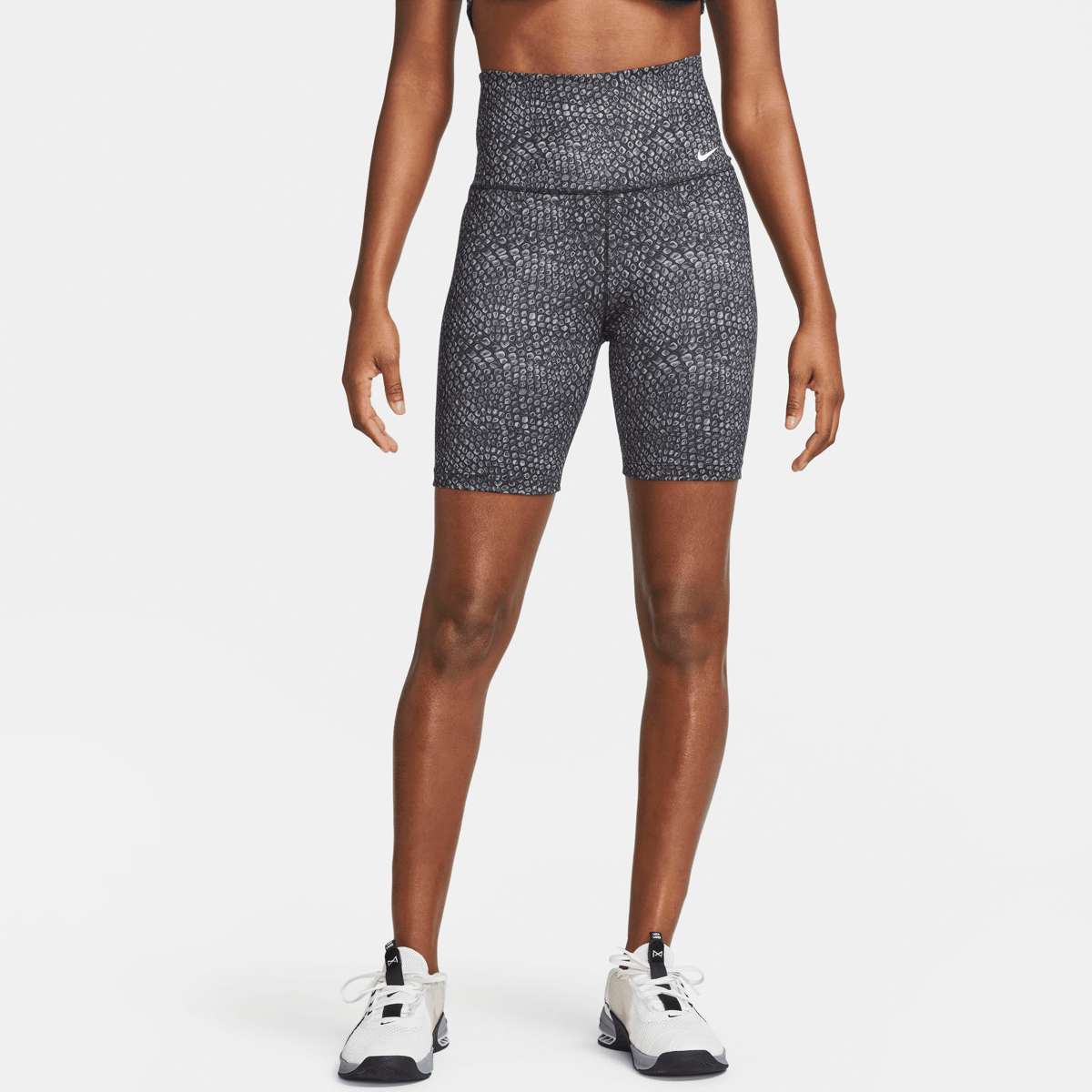 Тренировочные колготки One Dri-FIT Women`s Mid-Rise ` All-Over-Print Shorts