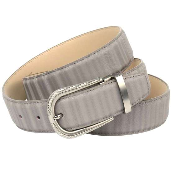 Кожаный ремень с мерцающим 3D-эффектом