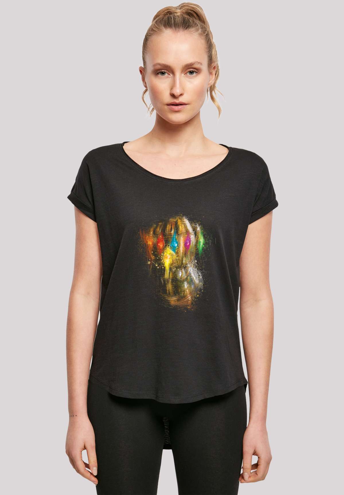 футболка Marvel Avengers Endgame Infinity Gauntlet Splatter