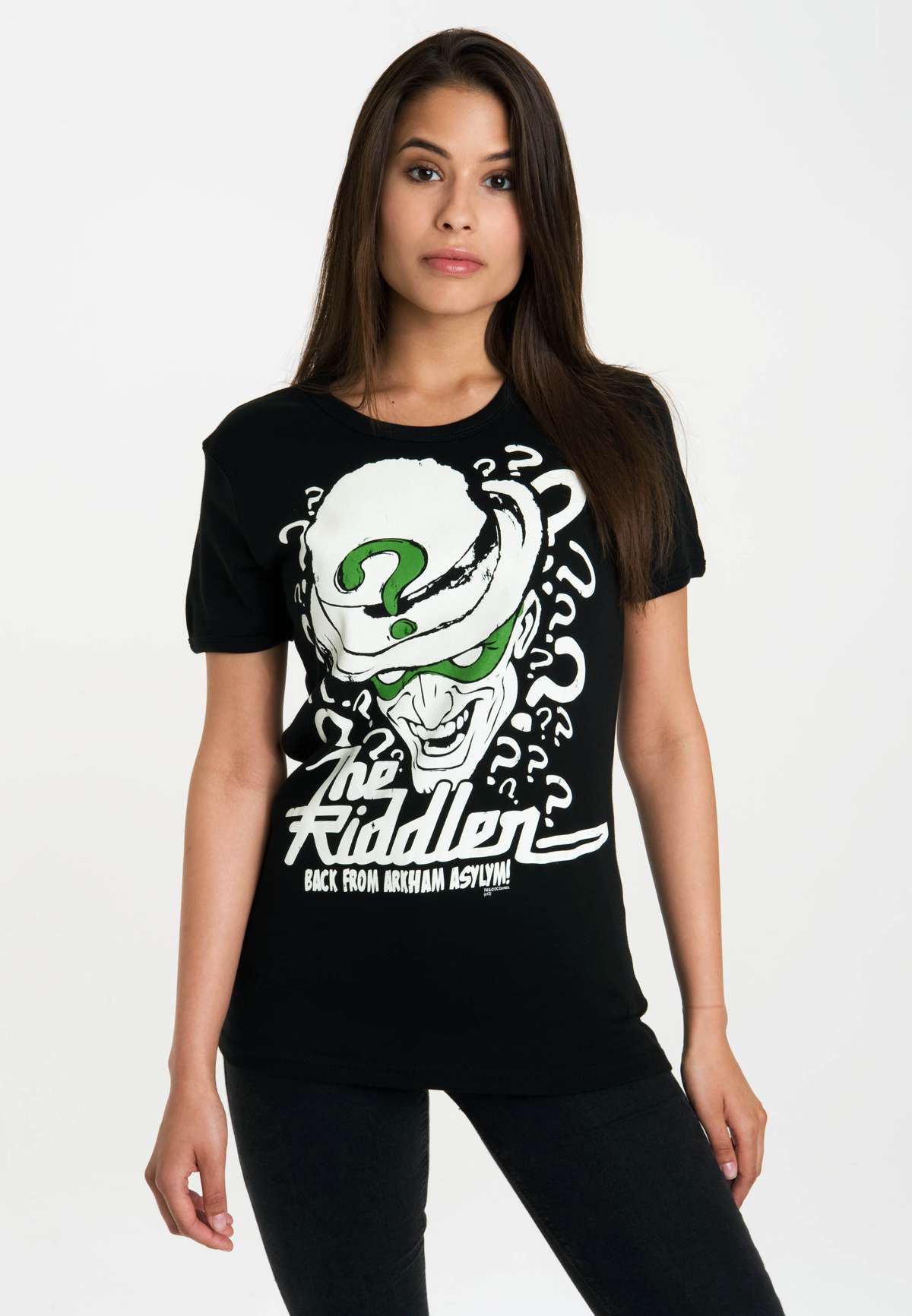 Футболка с лицензионным оригинальным дизайном The Riddler