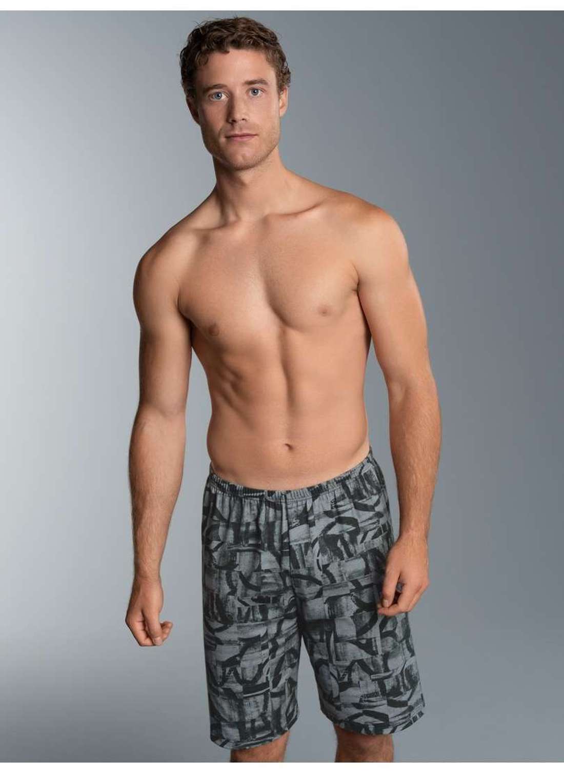 Бермуды TRIGEMA Bermuda mit kunstvollem Allover-Print