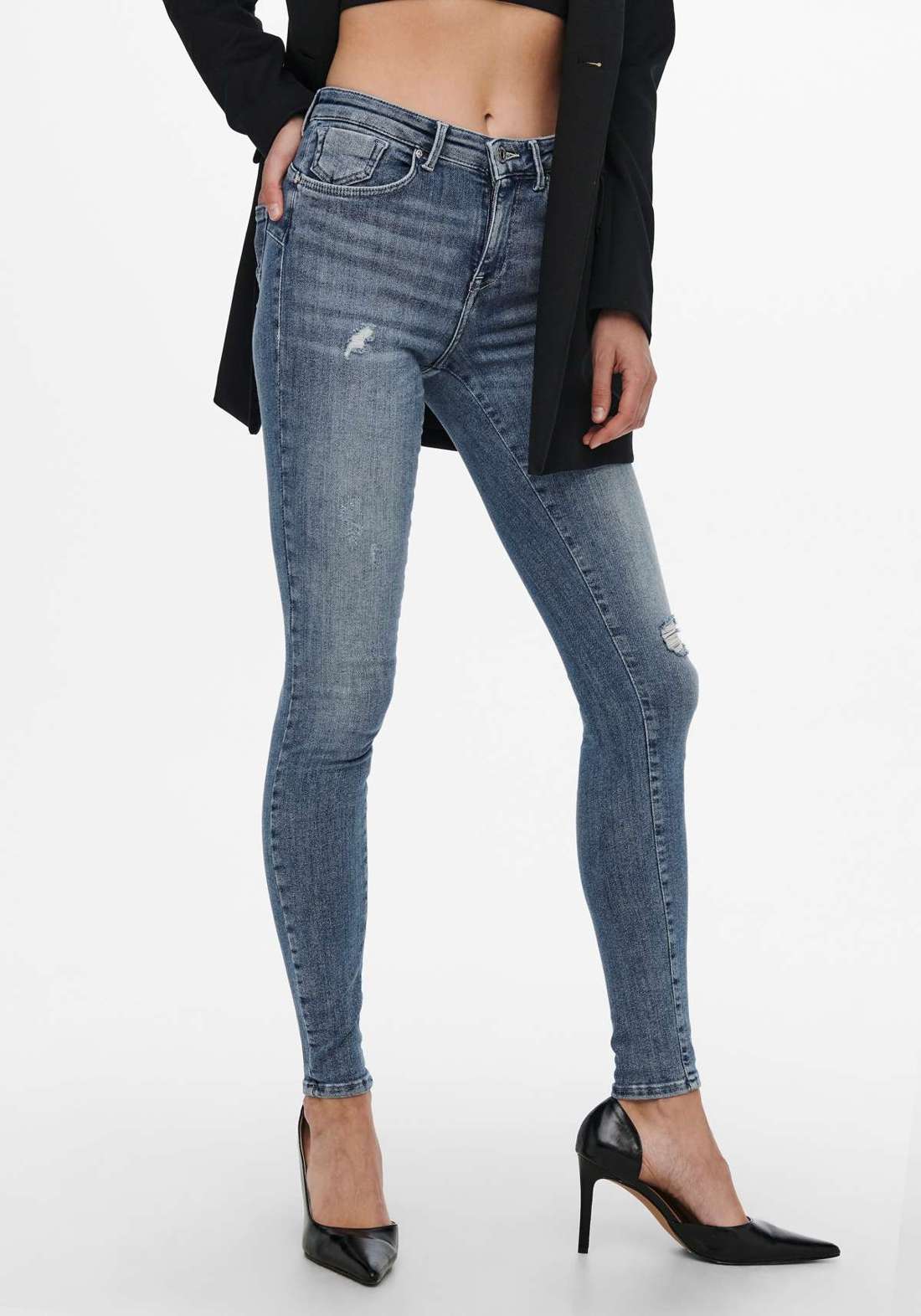 Джинсы скинни ONLPOWER LIFE MID PUSH