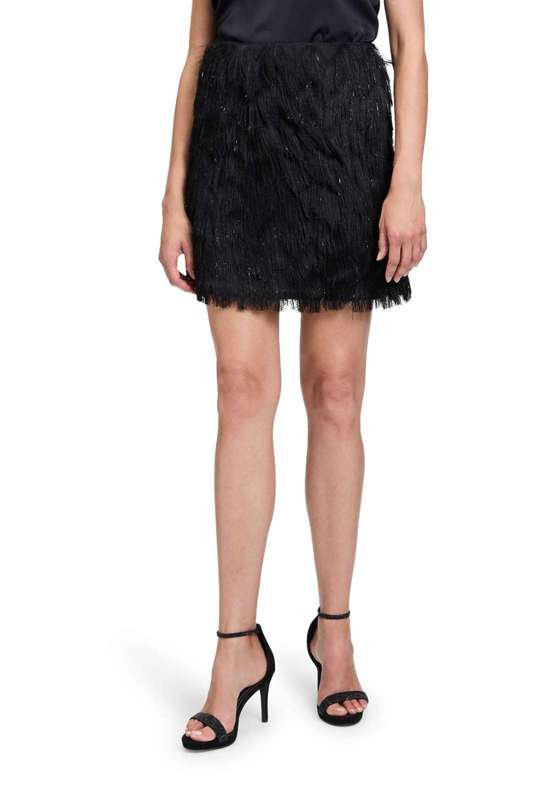 Мини-юбка Minirock mit Fransen