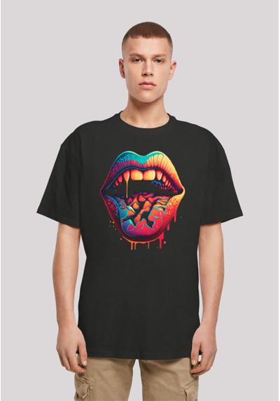 футболка Drooling Lips OVERSIZE TEE