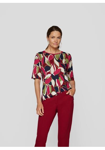 Рубашка с принтом Blätter-Print-Shirt für Damen