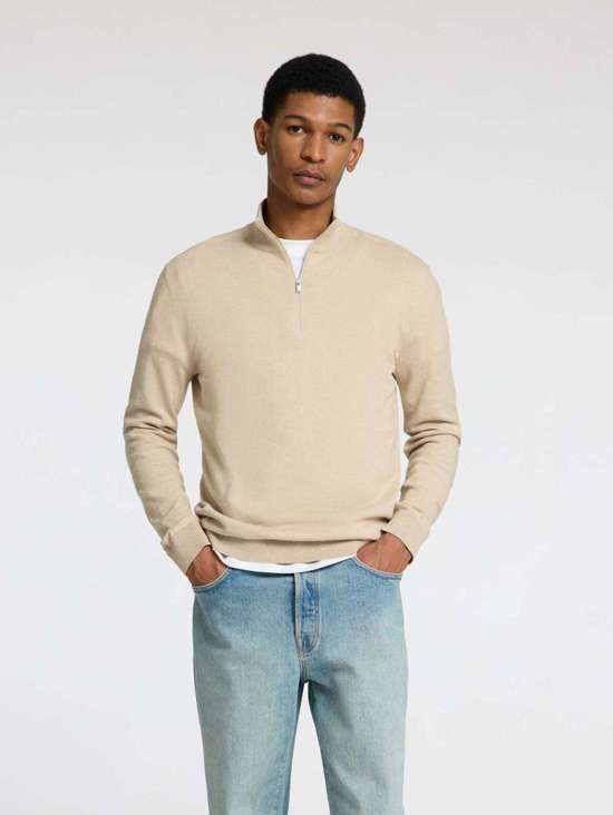 Вязаный свитер SLHBERG HALF ZIP CARDIGAN NOOS