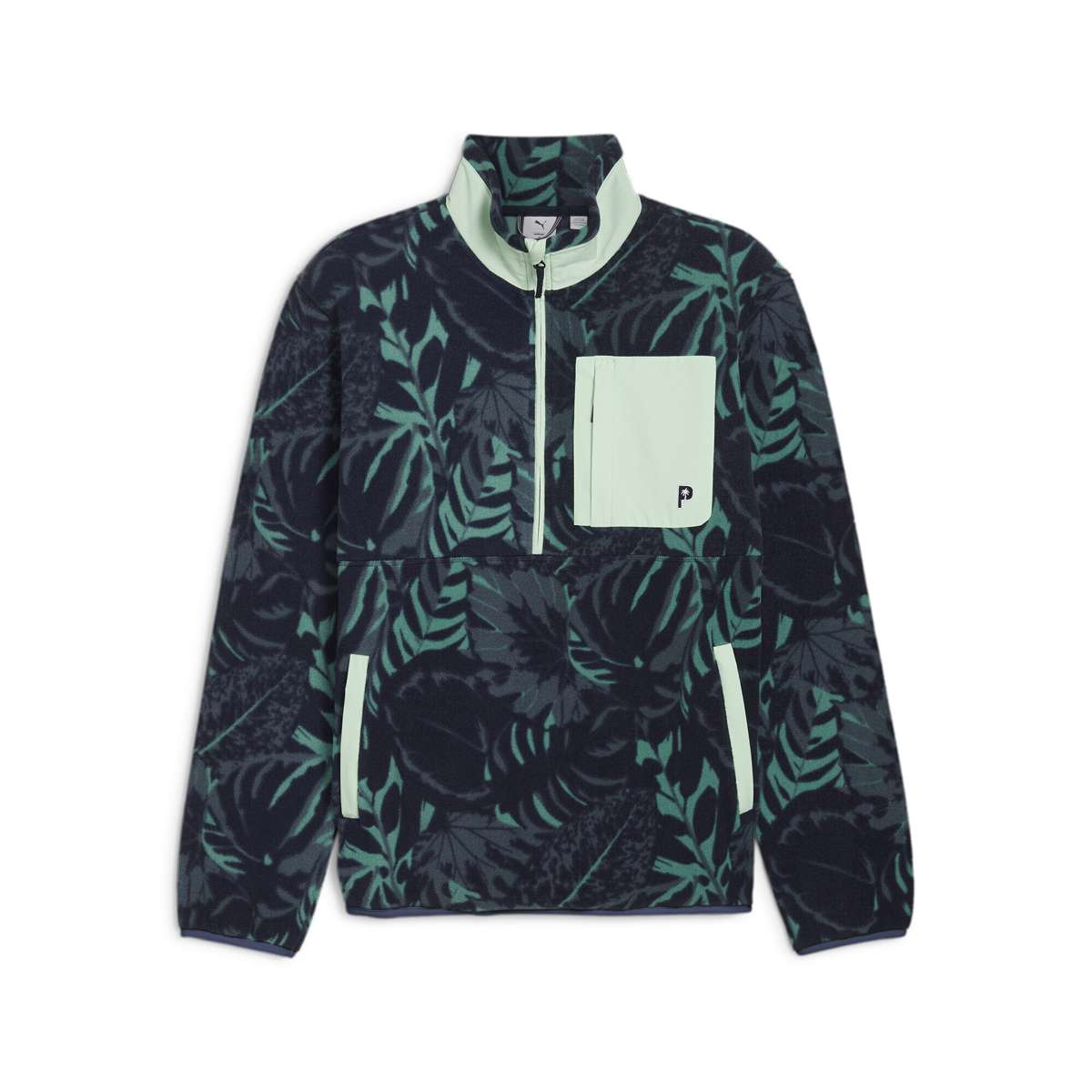 толстовка x PALM TREE CREW Palm Fleecetop mit halblangem