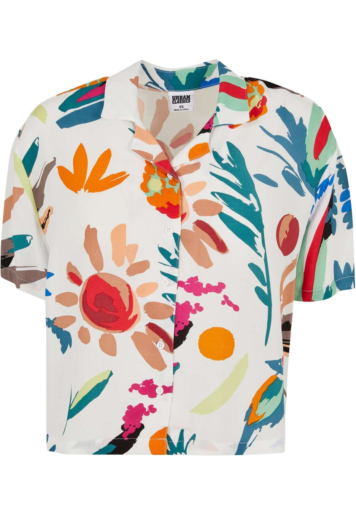 Рубашка с коротким рукавом Urban Classics Damen Ladies Viscose Resort Shirt