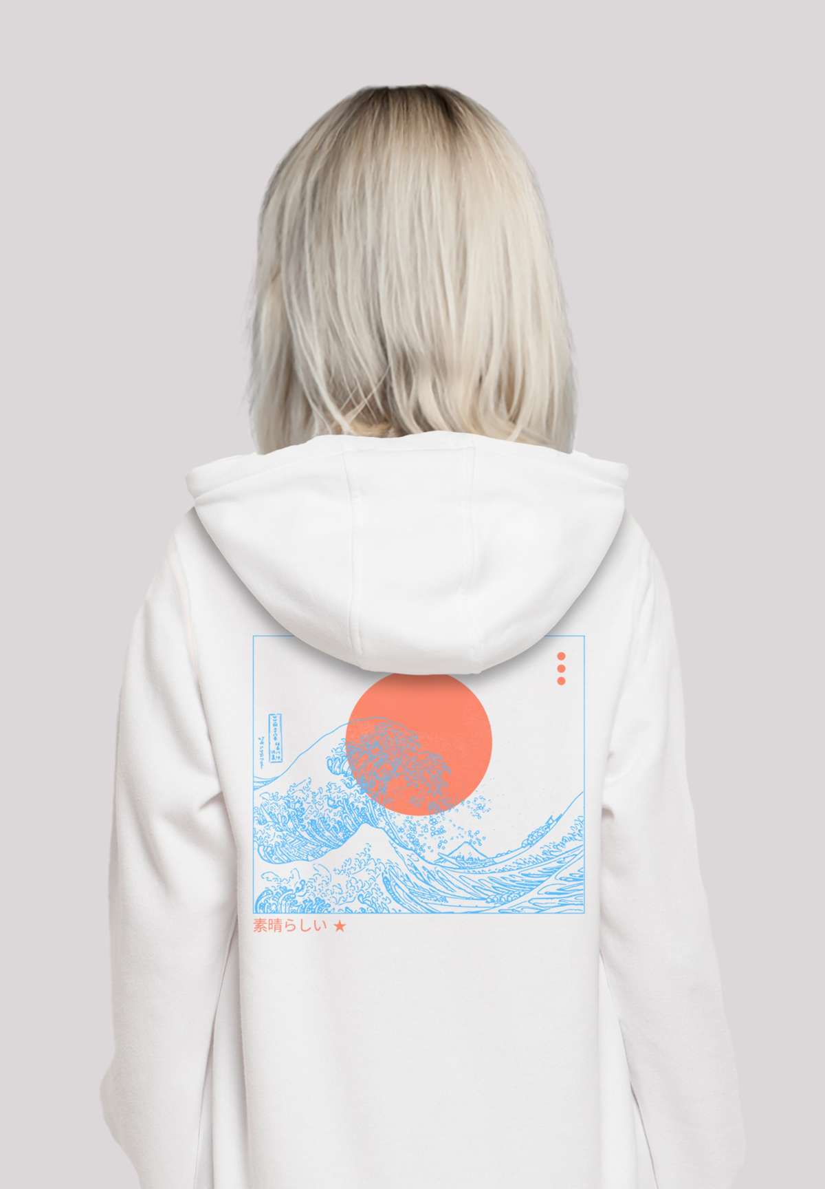 Толстовка с капюшоном Kanagawa Welle Japan