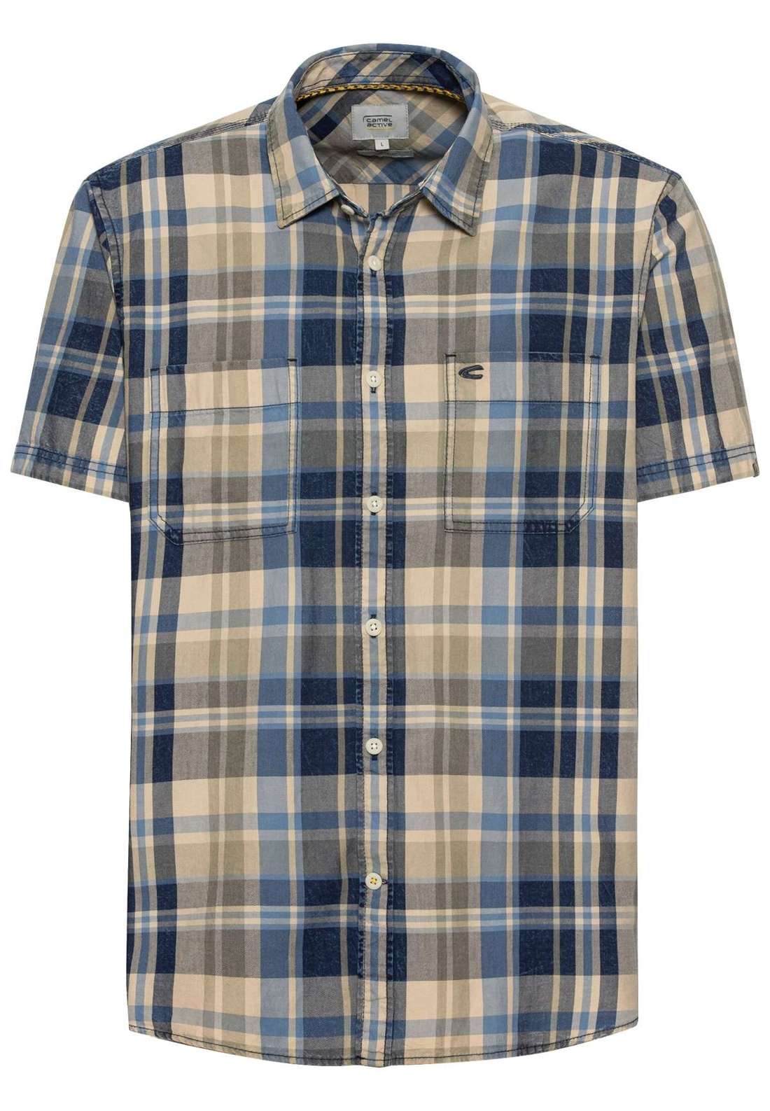 Рубашка с короткими рукавами и нагрудными карманами