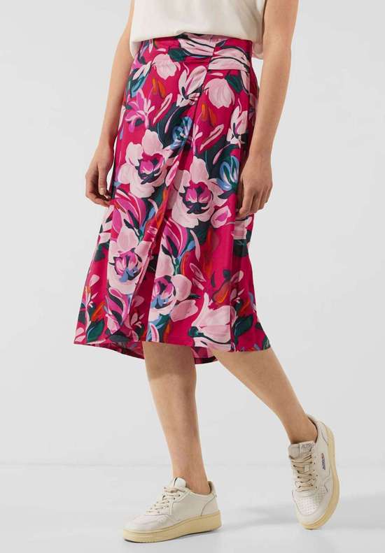 Юбка с запахом и эластичным поясом