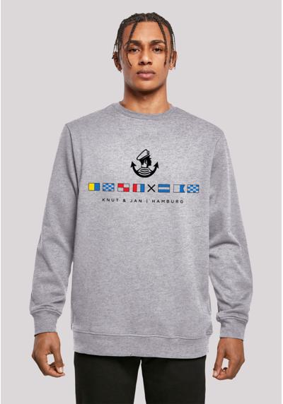 Толстовка с капюшоном Herren Sweatshirt Seglerfahnen Knut & Jan Hamburg