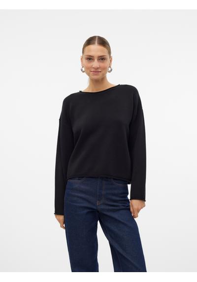 Вязаный свитер VMGOLD ROLL LS O-NECK PULLOVER GA