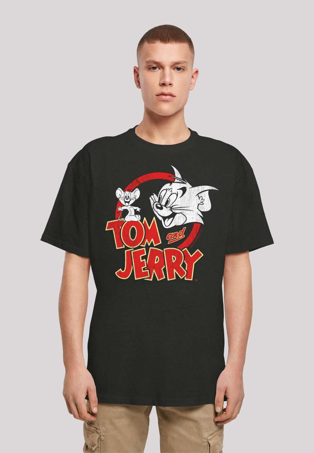 футболка Tom And Jerry Distressed Logo
