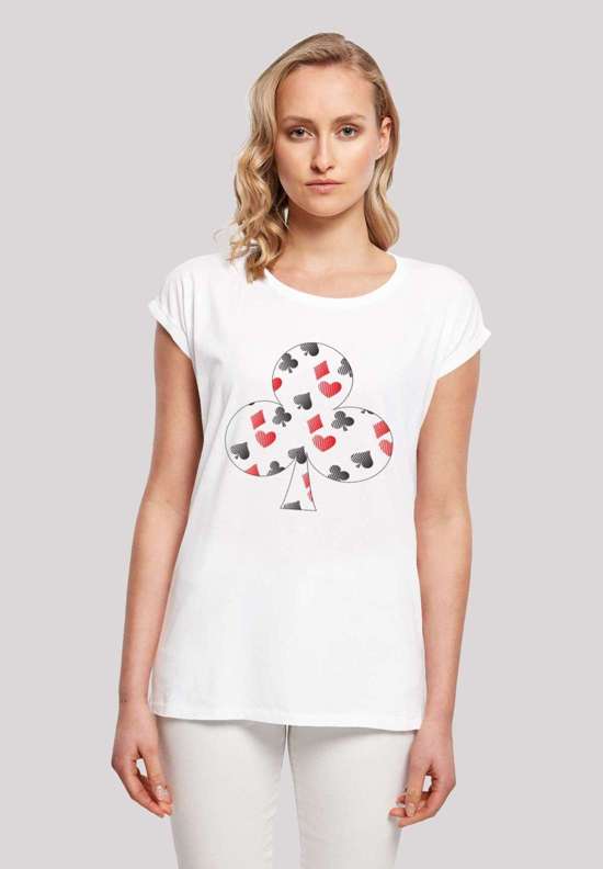футболка Kartenspiel Kreuz Herz Karo Pik Poker