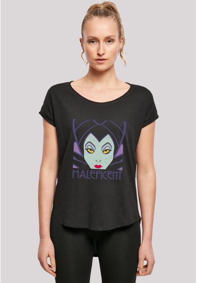 футболка Long Cut T-Shirt Disney Maleficent Cropped Head