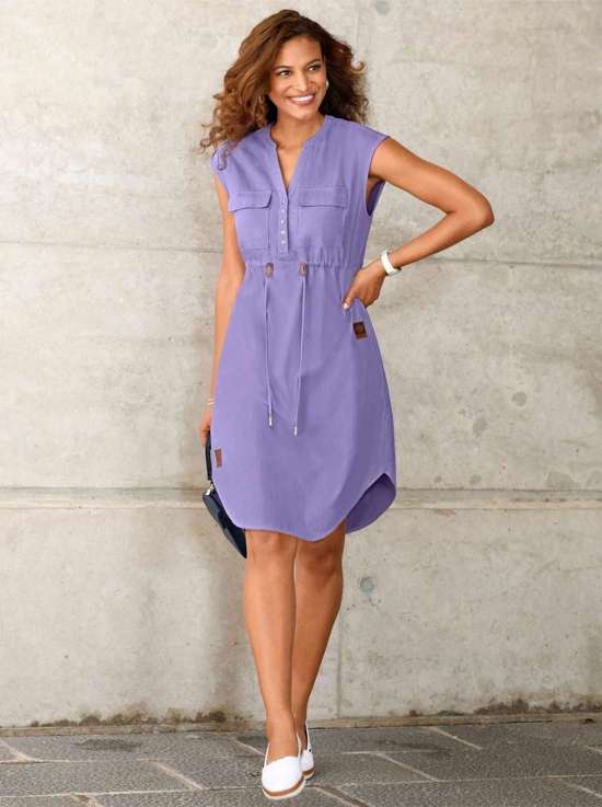 Платье из джерси Jeans-Kleid