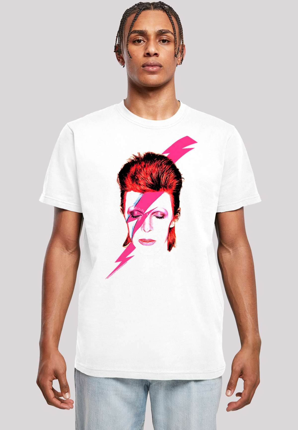 футболка David Bowie Aladdin Sane Lightning Bolt