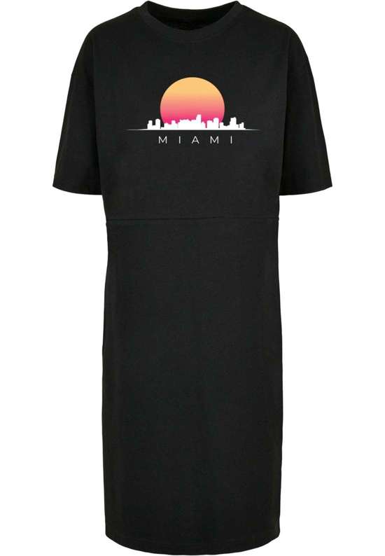 Платье-рубашка Damen Ladies Miami X Organic Oversized Slit Tee Dress