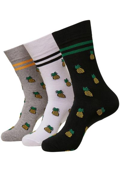 Базовые носки Unisex Recycled Yarn Pineapple Socks 3-Pack