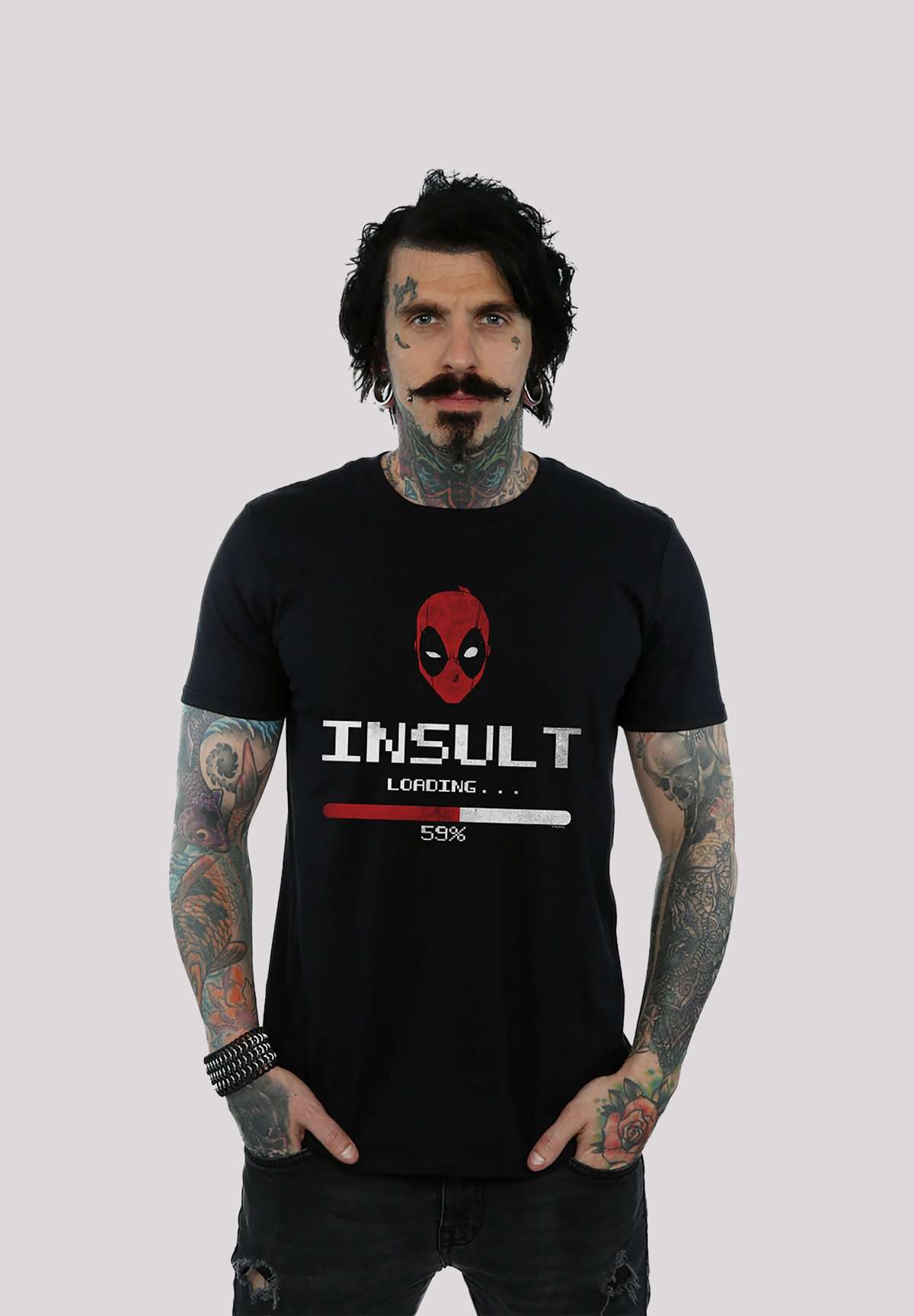 футболка Marvel Deadpool Insult Loading
