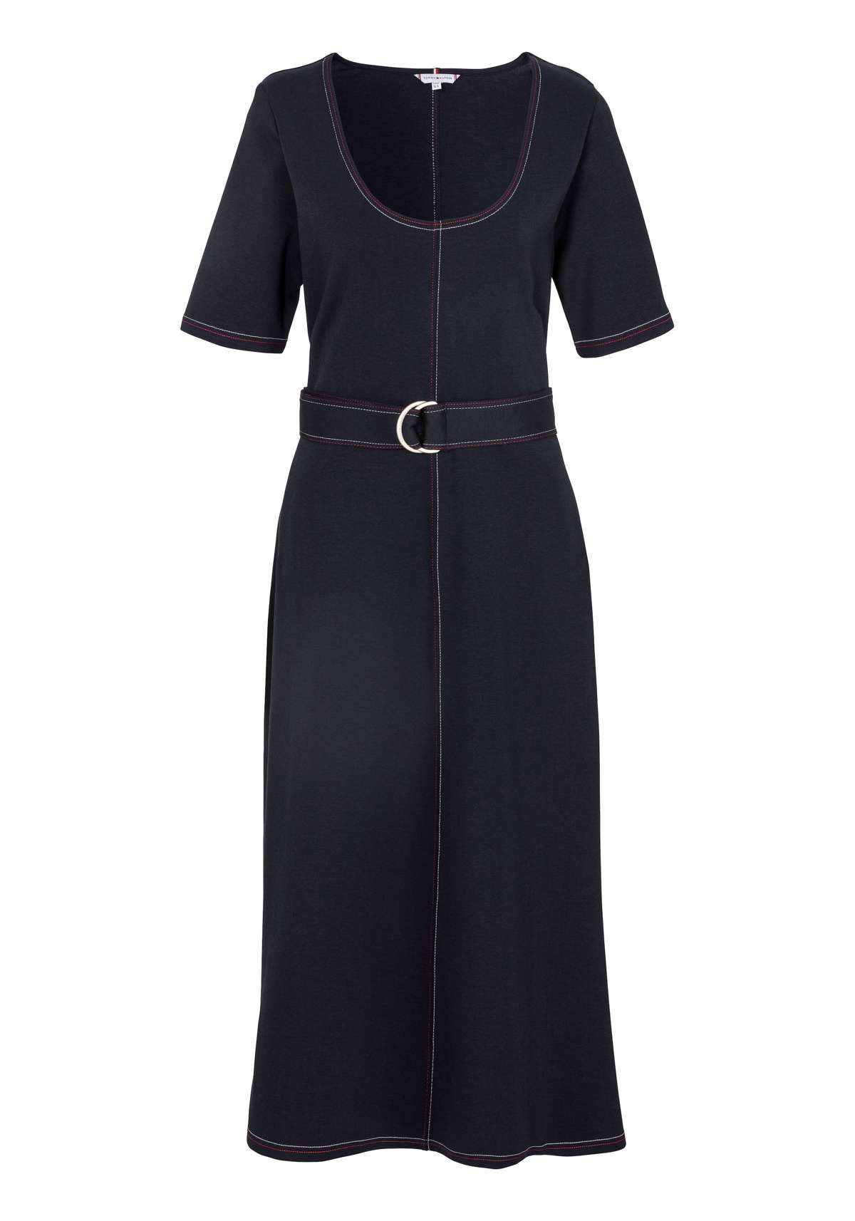 Платье-блузка CRV SCP NK BELT MIDI DRS 1/2SLV