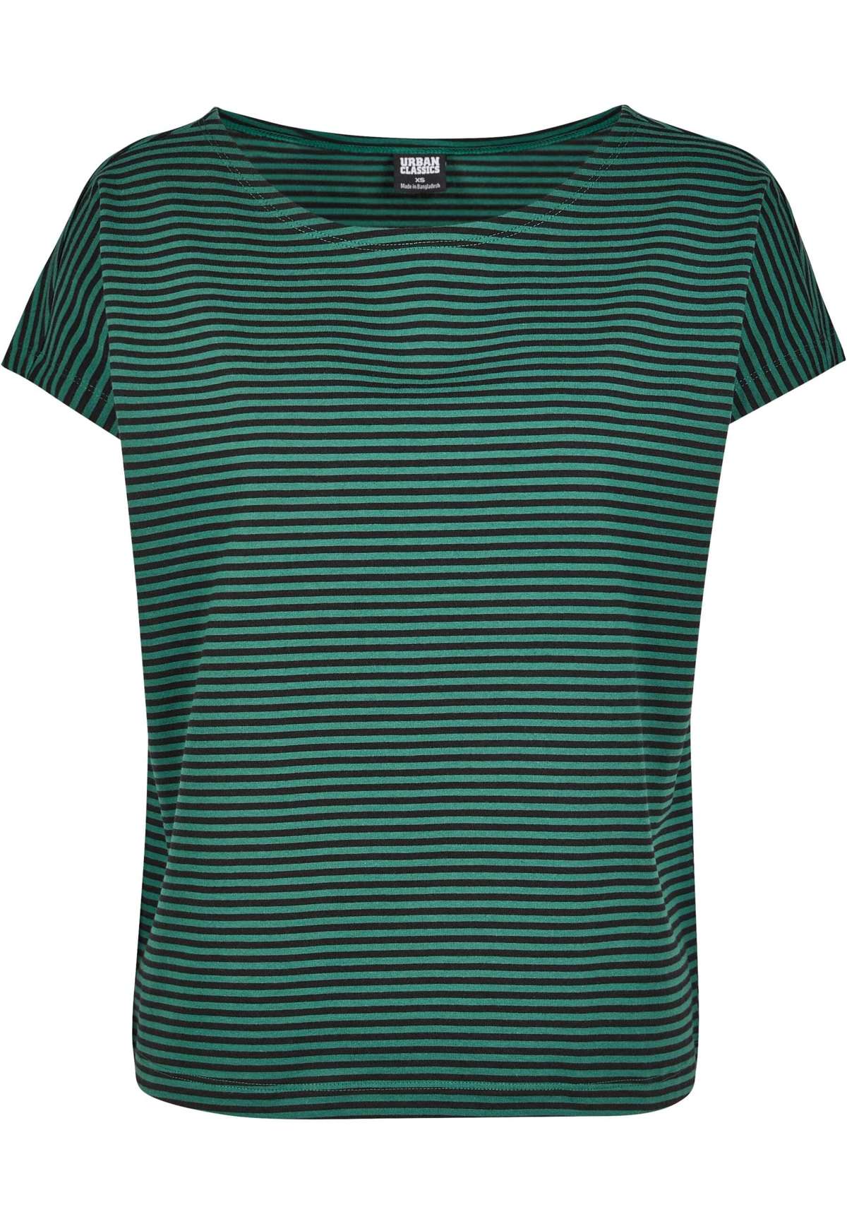 Рубашка с коротким рукавом Urban Classics Damen Ladies Yarn Dyed Baby Stripe Tee