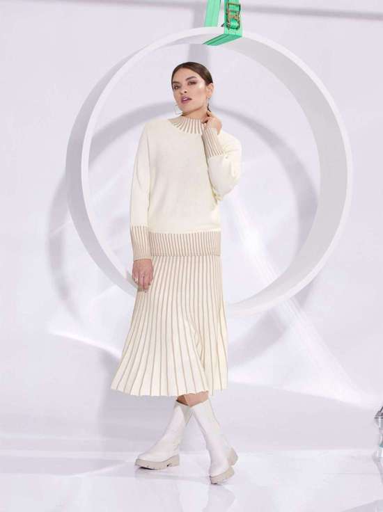 Свитер летучая мышь Schurwoll-Mix-Pullover