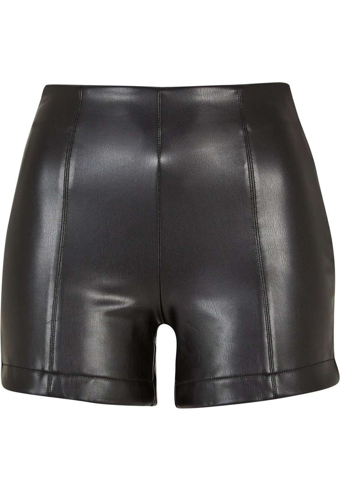 Тканевые брюки Urban Classics Damen Ladies Synthetic Leather Shorts