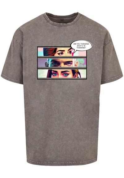 футболка Herren Thinking Comic Acid Washed Oversized Tee