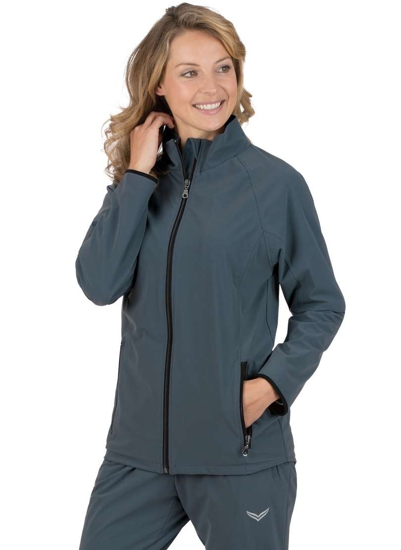 Тренировочная куртка TRIGEMA Raglan-Jacke mit Netzinnenfutter