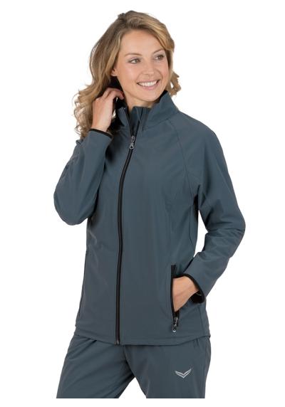 Тренировочная куртка TRIGEMA Raglan-Jacke mit Netzinnenfutter
