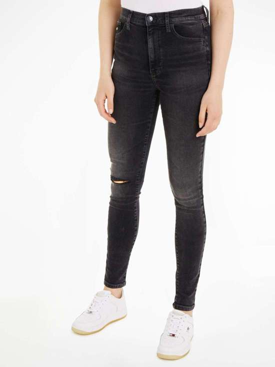 Джинсы скинни с фирменным лейблом и значком Tommy Jeans Sylvia