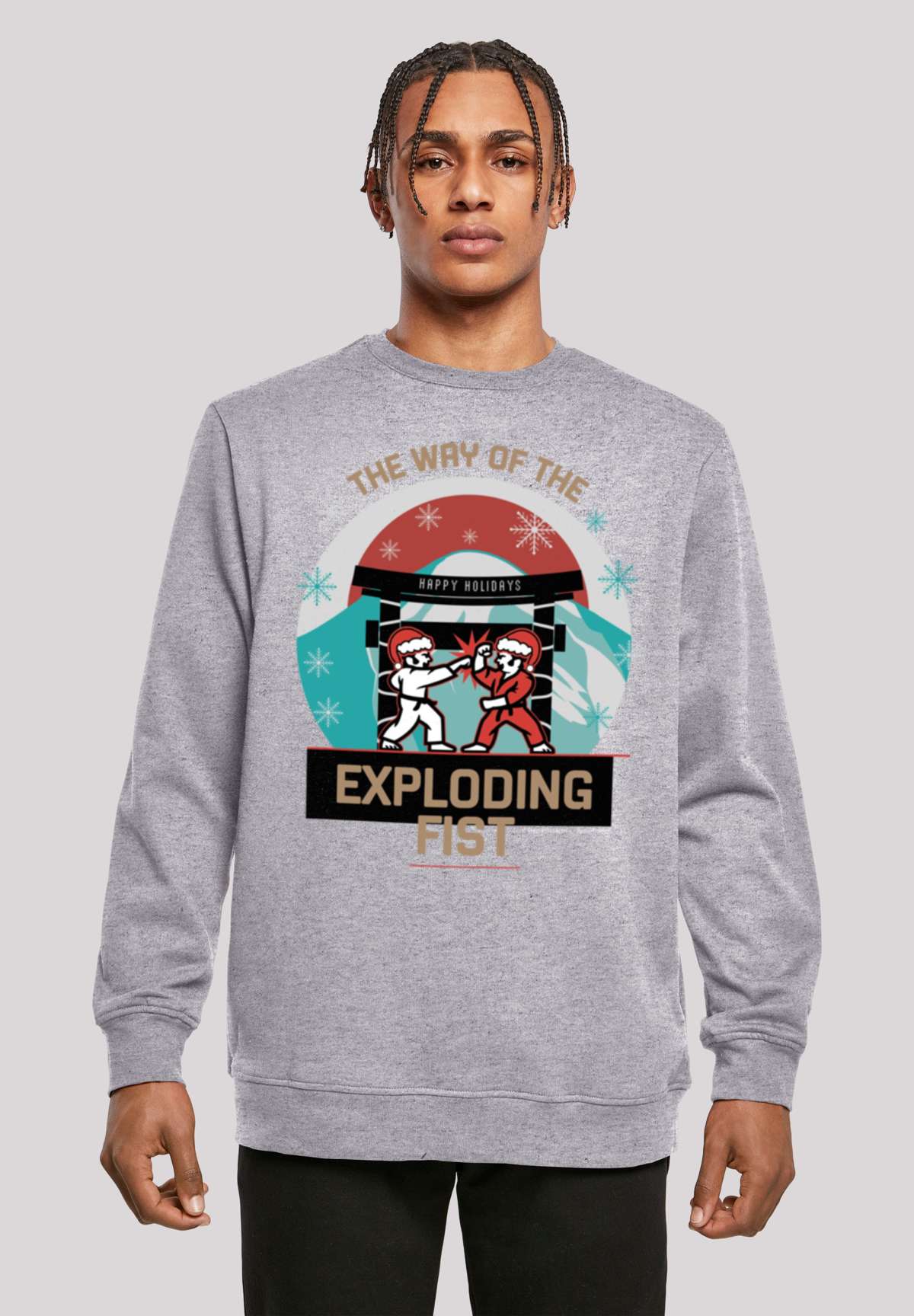 Толстовка с капюшоном Retro Gaming Way of the Exploding Fist Christmas