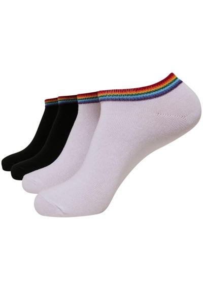 Базовые носки Urban Classics Unisex Rainbow Socks No Show 4-Pack