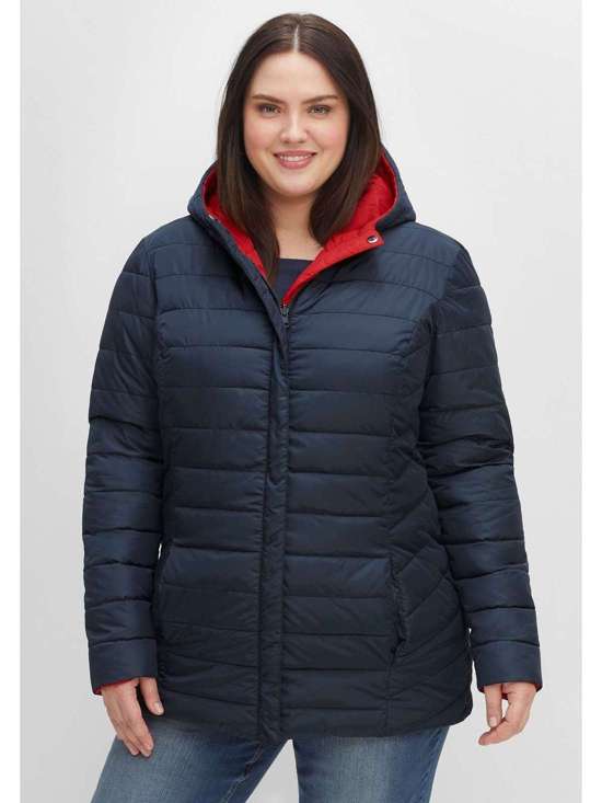 Стеганая куртка с капюшоном Große Größen