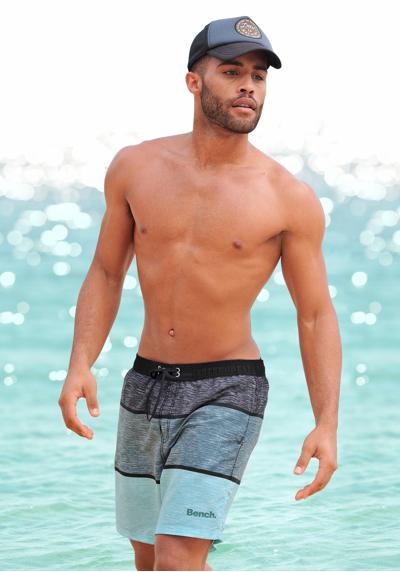 Шорты для плавания в модном стиле в полоску. Mac