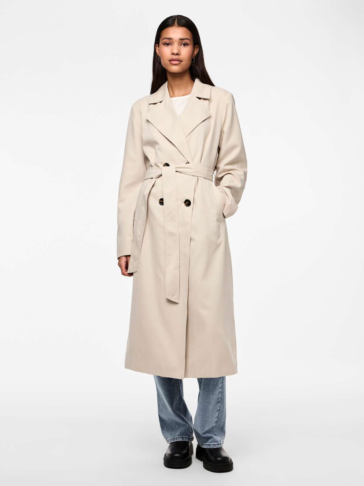 Тренч PCSCARLETT LS TRENCHCOAT NOOS