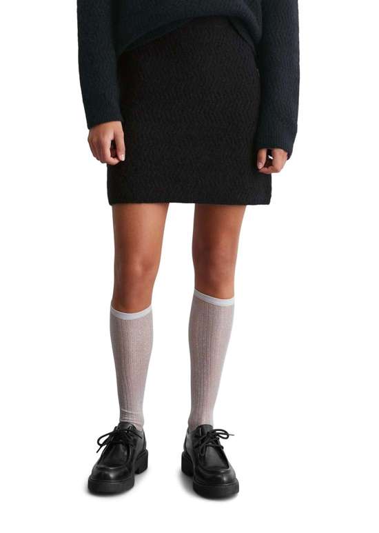 Тканая юбка aus Schurwolle-Alpakawolle-Mix