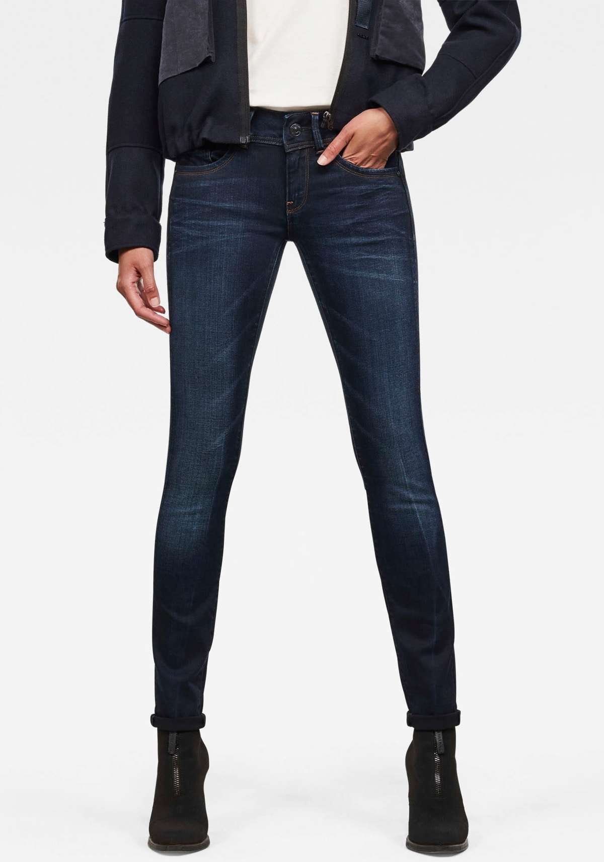 Джинсы скинни Lynn Mid Waist Skinny