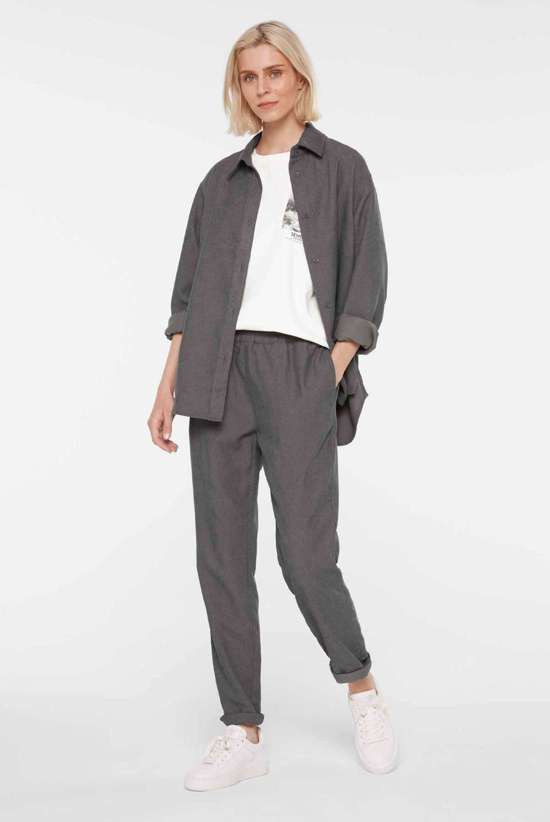 Вельветовые брюки с эластичным поясом