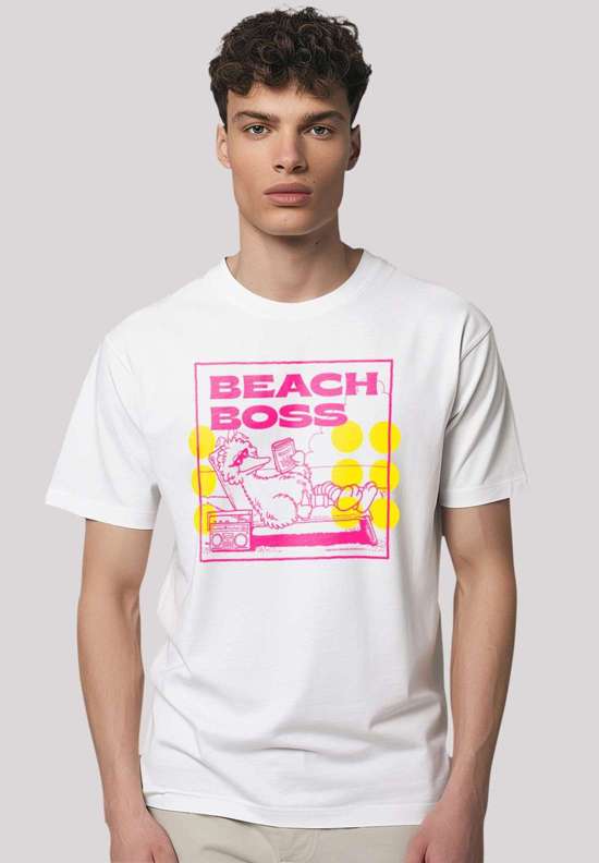 футболка Sesamstraße Bibo Beach Boss