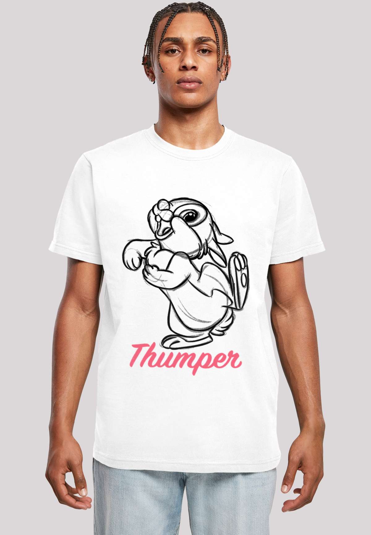 футболка Disney Bambi Klopfer Line Zeichnung