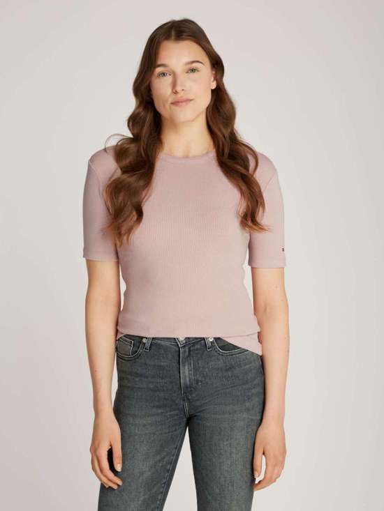 Рубашка с короткими рукавами и круглым вырезом 5X2 RIB C-NK SS