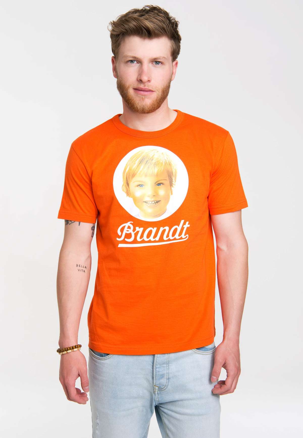 Футболка с ретро-принтом Brandt Zwieback